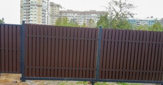 Купить распашные ворота из штакетника Кунгур, цена от 2765 руб.
